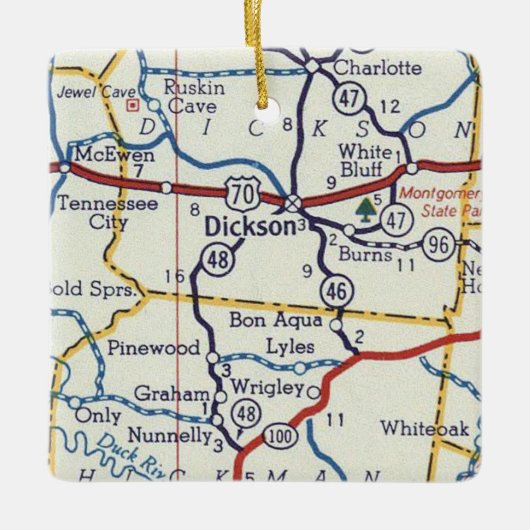 Dickson TN Keramisch Ornament (Voorkant)
