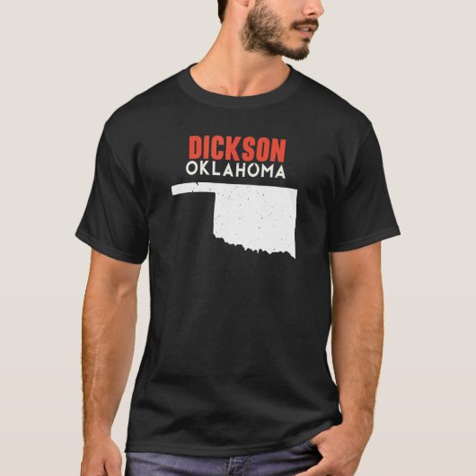 Dickson USA State America Travel Oklahoman T-shirt (Voorkant)