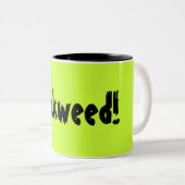 Dickweed! Tweekleurige Koffiemok (Voorkant rechts)