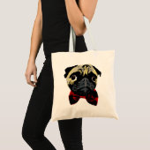 Dicky Pug - Canvas tas (Voorkant (product))