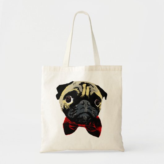 Dicky Pug - Canvas tas (Voorkant)