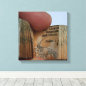 DicofrAngle Miniatuur Book Crayfish Drawing Canvas (Insitu (Houten vloer))