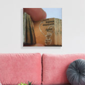 DicofrAngle Miniatuur Book Hand Drawing Canvas Afdruk (Insitu (Woonkamer))