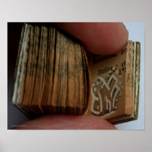 DicofrAngle miniatuurboek zonder titel Tekening Po Poster