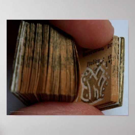 DicofrAngle miniatuurboek zonder titel Tekening Po Poster (Voorkant)