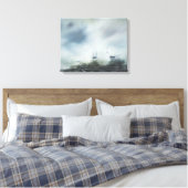 Dicovery heeft clearing in the sea mist Captain Canvas Afdruk (Insitu (Slaapkamer))