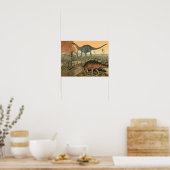 Dicraeosaurus en kentrosaurus dinosaurs poster (Keuken)