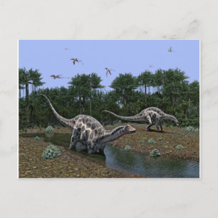 Dicraeosaurus Scene Briefkaart