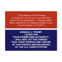 Dictator Anti-Trump Checks en Balansen Weerstaan