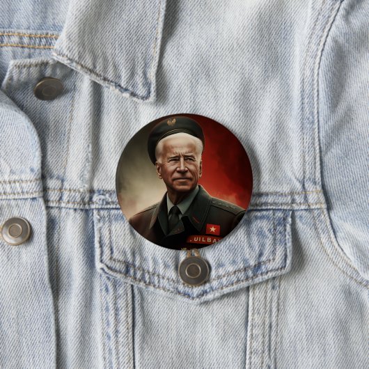 Dictator Joe Biden Ronde Button 7,6 Cm (In situ)