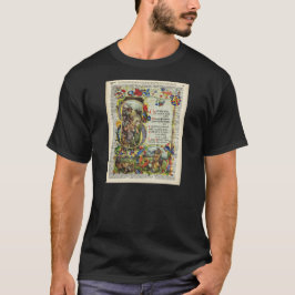 Dictionary Art - King Artur Story book T-shirt