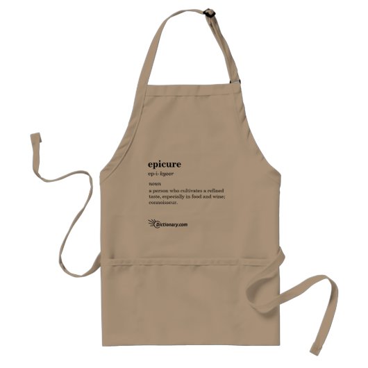 Dictionary.com Chef's Apron Standaard Schort (Voorkant)