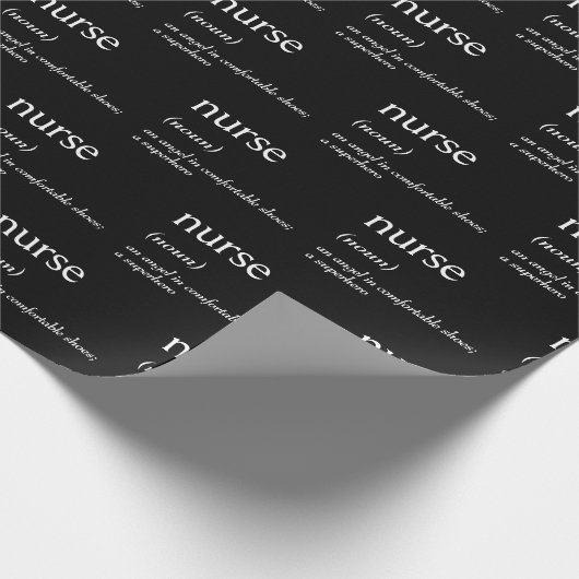 Dictionary Definition of a NURSE Cadeaupapier (Hoek)