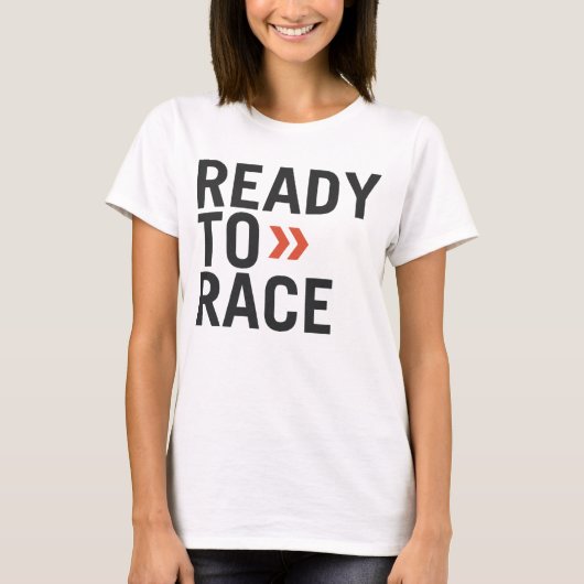 dictum klaar voor de race t-shirt (Voorkant)