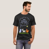Did Someone Say Cute - Farm Cat Goat And Chicken P T-shirt (Voorkant volledig)