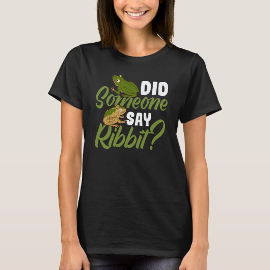 Did someone say ribbit Red Eyed Tree Frog T-shirt (Voorkant)