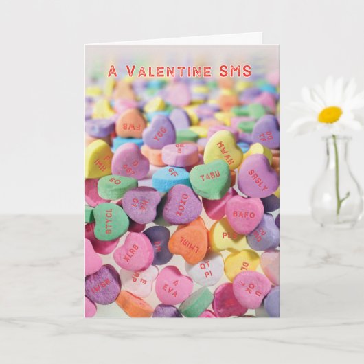 Did You Get My Candy Hearts Valentine MSG Kaart (Kleine Plant)