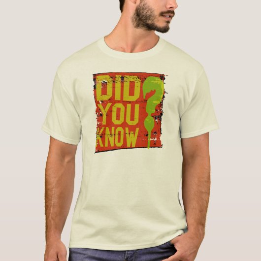 Did You Now? Wusstest du T-shirt (Voorkant)