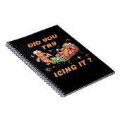 Did You Try Icing It, Nurse Christmas, Gingerbread Notitieboek (Rechterzijde)