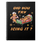 Did You Try Icing It, Nurse Christmas, Gingerbread Notitieboek (Voorkant)