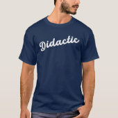 Didactic Script Logo Spring 2025 T-shirt (Voorkant)