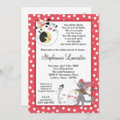 Diddle Diddle Didd Nursery Baby shower Uitnodiging (Voorkant / Achterkant)