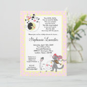 Diddle Diddle Didd Nursery Baby shower Uitnodiging (Staand voorkant)