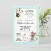 Diddle Diddle Didd Nursery Baby shower Uitnodiging (Staand voorkant)