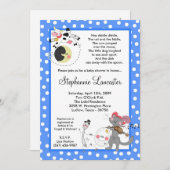 Diddle Diddle Didd Nursery Baby shower Uitnodiging (Voorkant / Achterkant)