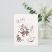 Diddle Diddle  Illustratie Briefkaart (Staand voorkant)