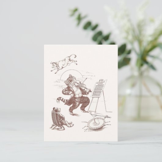 Diddle Diddle  Illustratie Briefkaart (Staand voorkant)