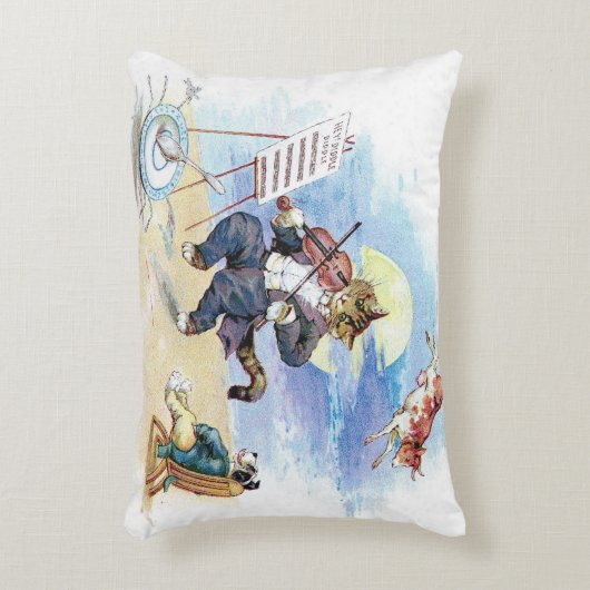 Diddle Diddle Nursery Rhyme Accent Kussen (Voorkant(Verticaal))