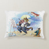 Diddle Diddle Nursery Rhyme Accent Kussen (Achterkant)