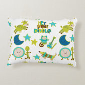 Diddle Diddle Nursery Rhyme Accent Kussen (Achterkant)