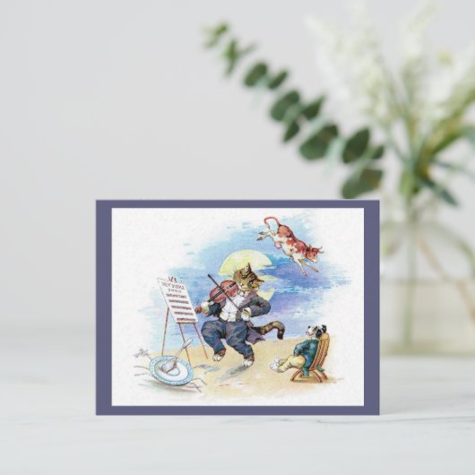 Diddle Diddle Nursery Rhyme Briefkaart (Staand voorkant)