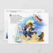 Diddle Diddle Nursery Rhyme Briefkaart (Voorkant / Achterkant)