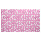 Diddle Diddle Nursery Rhyme Pink Fabric Stof (Yard (91,4 cm))