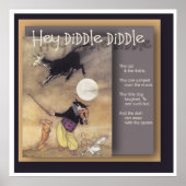 Diddle Diddle Nursery Rhyme Poster (Voorkant)