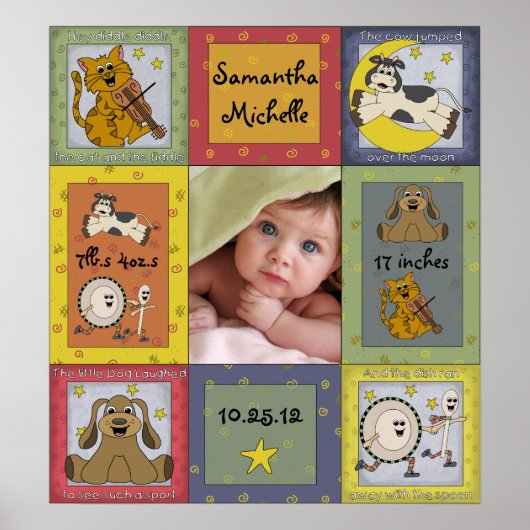 Diddle Diddle, Poster kinderslaapkamer (Voorkant)