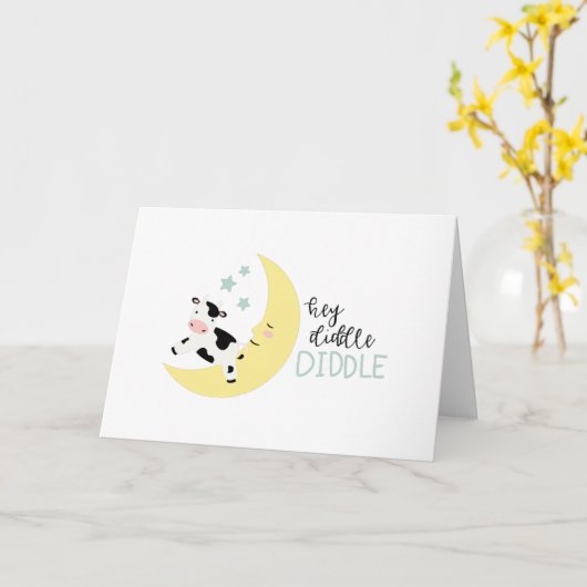 Diddle Kaart (Gele Bloem)