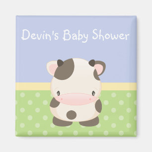 Diddles Boerderij Moo-Cow Baby shower Magnet Favor
