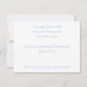 Diddles Boerderij Moo-Cow Baby shower Uitnodiging (Achterkant)