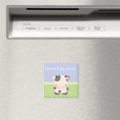 Diddles Boerderij Moo-Koe Baby shower Magnet Favor (Insitu (Vaatwasser))