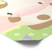Diddles Boerderij Moo-Koe Birthday Banner Poster (Hoek)