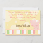 Diddles Boerderij Pig Baby shower Uitnodiging (Voorkant)