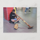 Didgeridoo Busker in Sydney Briefkaart (Voorkant)
