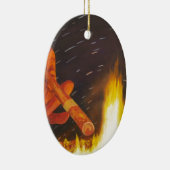 Didgeridoo Dreaming Keramisch Ornament (Rechts)