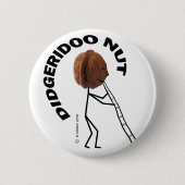 Didgeridoo Nut Ronde Button 5,7 Cm (Voorkant)