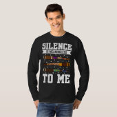 Didgeridoo Silence Is Meaningless To Me T-shirt (Voorkant volledig)