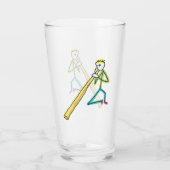 Didgeridoo Stickman Glas (Achterkant)